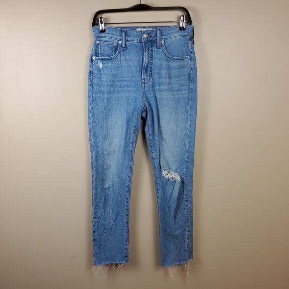 Madewell The Perfect Vintage Jean in Coney Wash: Destroyed Edition Size 26 - Picture 1 of 10